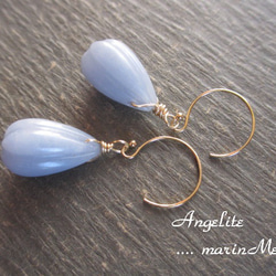 [marinMek*] Angelite 耳環 第3張的照片