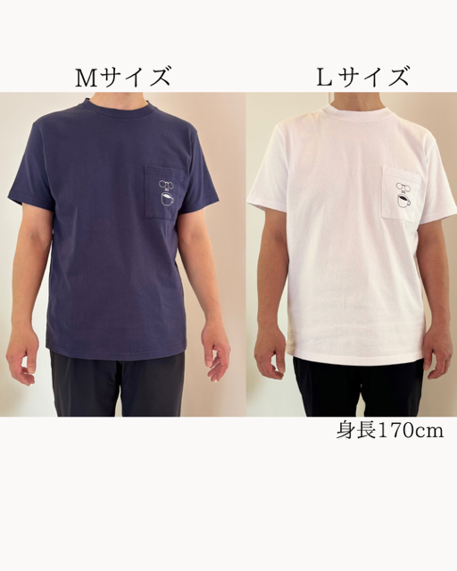 オリジナルプリント　ポケットTシャツ