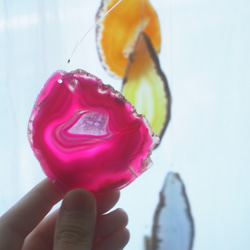 天然石瑪瑙風鈴 - Ice Candy メノウのヒーリングチャイム ウィンドチャイム 6枚目の画像