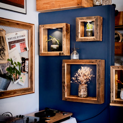 受注製作｜LEDライト付きBOXフレーム・Lサイズ 】｜間接照明