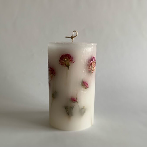 ソイボタニカルアロマキャンドル『永遠の恋・千日紅』 キャンドル