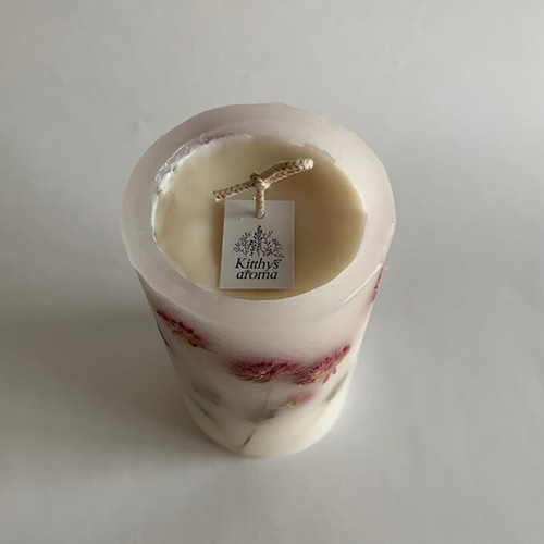 ソイボタニカルアロマキャンドル『永遠の恋・千日紅』 キャンドル  