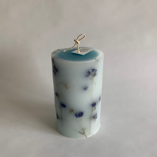 ボタニカルアロマキャンドル『青い花』 キャンドル・キャンドル