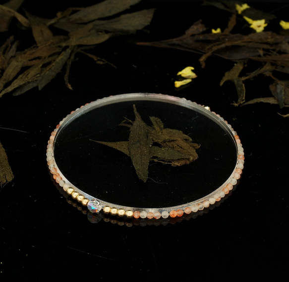 輕奢風 亞鲁沙太陽石 14K包金 GF Swarovski 配珠水晶手鍊 (  Arusha Bracelet ) 第6張的照片