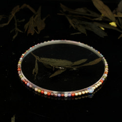 輕奢風彩虹鋯石14K包金 GF Swarovski 配珠水晶手鍊 ( Rainbow Zircon Bracelet ) 第8張的照片