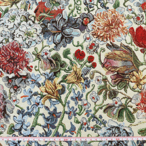 ヨーロッパ輸入　アンティーク花々　【ゴブラン織り】 3枚目の画像