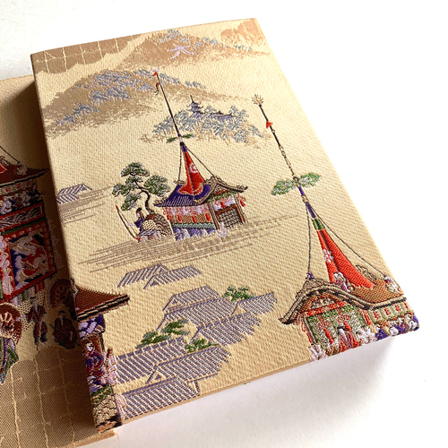 鉾〜祇園祭り』 金襴織物御朱印帳 B6大判サイズ 神道を清める 厄災の