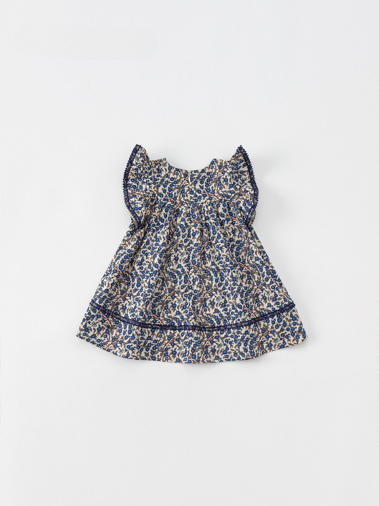 花柄ワンピース kids apolina ボンネセット