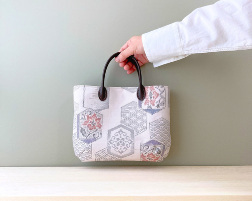 再販】村山大島紬◇着物にも洋服にも合うミニバッグ◇カジュアル