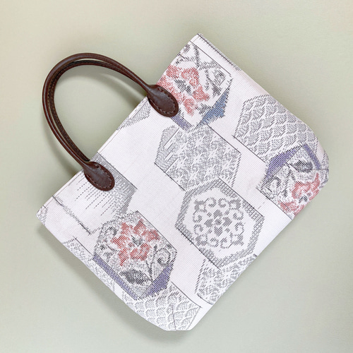 再販】村山大島紬◇着物にも洋服にも合うミニバッグ◇カジュアル