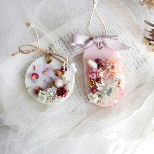 2個セット》rose / ジャスミンの香り & 薔薇の香り アロマワックス