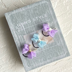 子供 ヘアゴム レジンアクセサリー 四葉のクローバー 雑貨・その他