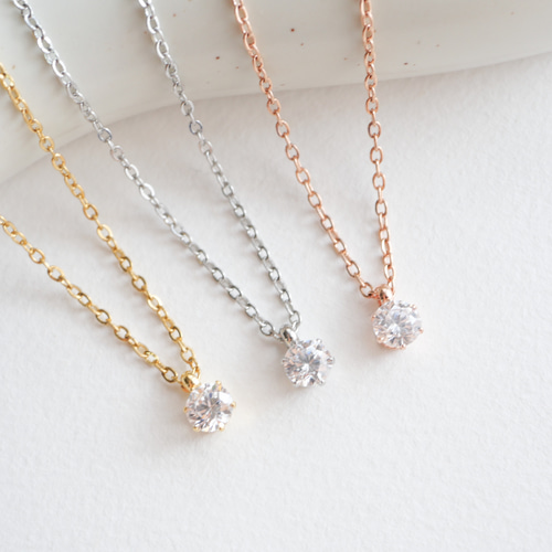 Heart&Cupid】ハート&キュービッド一粒ゴールド/シルバー/ピンク Heart&Cupid】ハート&キュービッド一粒ゴールド/シルバー/ピンク
