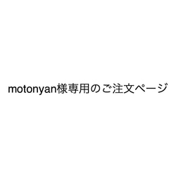 motonyan様専用のご注文ページ 1枚目の画像