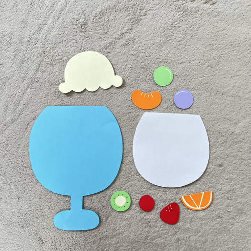 壁面製作 製作キット 装飾 夏 壁面 8月製作 ジュース 保育園