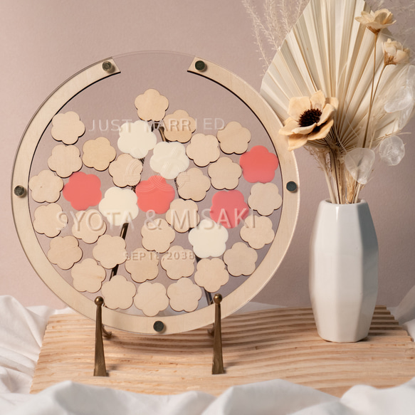 【ゲスト参加型】少人数対応のウェディングドロップス 結婚証明書／mcs19 データ確定後