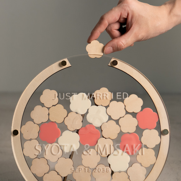 【ゲスト参加型】少人数対応のウェディングドロップス 結婚証明書／mcs19 データ確定後