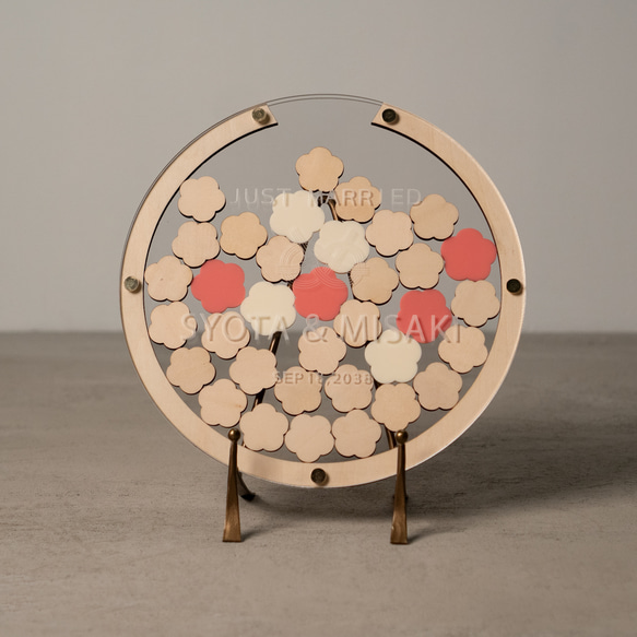 【ゲスト参加型】少人数対応のウェディングドロップス 結婚証明書／mcs19 データ確定後