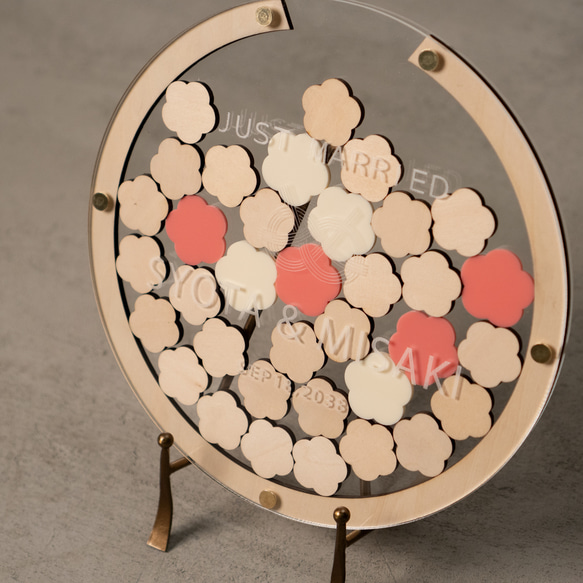 【ゲスト参加型】少人数対応のウェディングドロップス 結婚証明書／mcs19 データ確定後