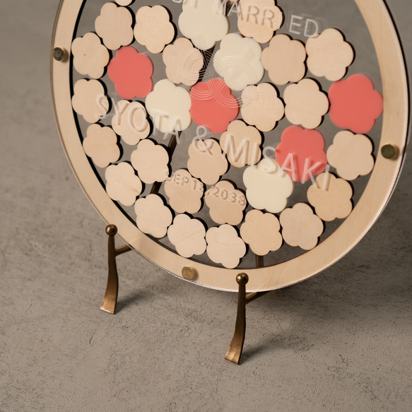 【ゲスト参加型】少人数対応のウェディングドロップス 結婚証明書／mcs19 データ確定後