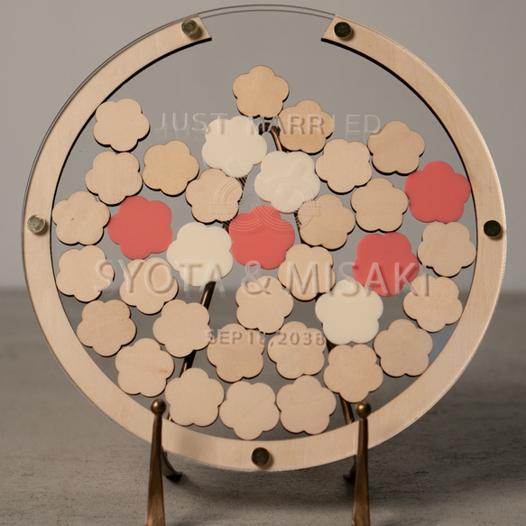 【ゲスト参加型】少人数対応のウェディングドロップス 結婚証明書／mcs19 データ確定後