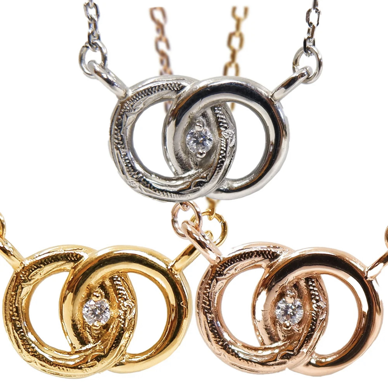 ハワイアンジュエリー ネックレス クロス レディース メンズ サージカルステンレス 金属アレルギー対応　サークル