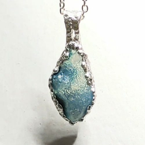 ジェムシリカ＊*925 lace pendant ネックレス・ペンダント Roro
