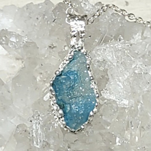 ジェムシリカ＊*925 lace pendant ネックレス・ペンダント Roro