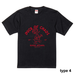 duck of chaos　半袖Tシャツ　6.2オンス　ユニセックス 5枚目の画像