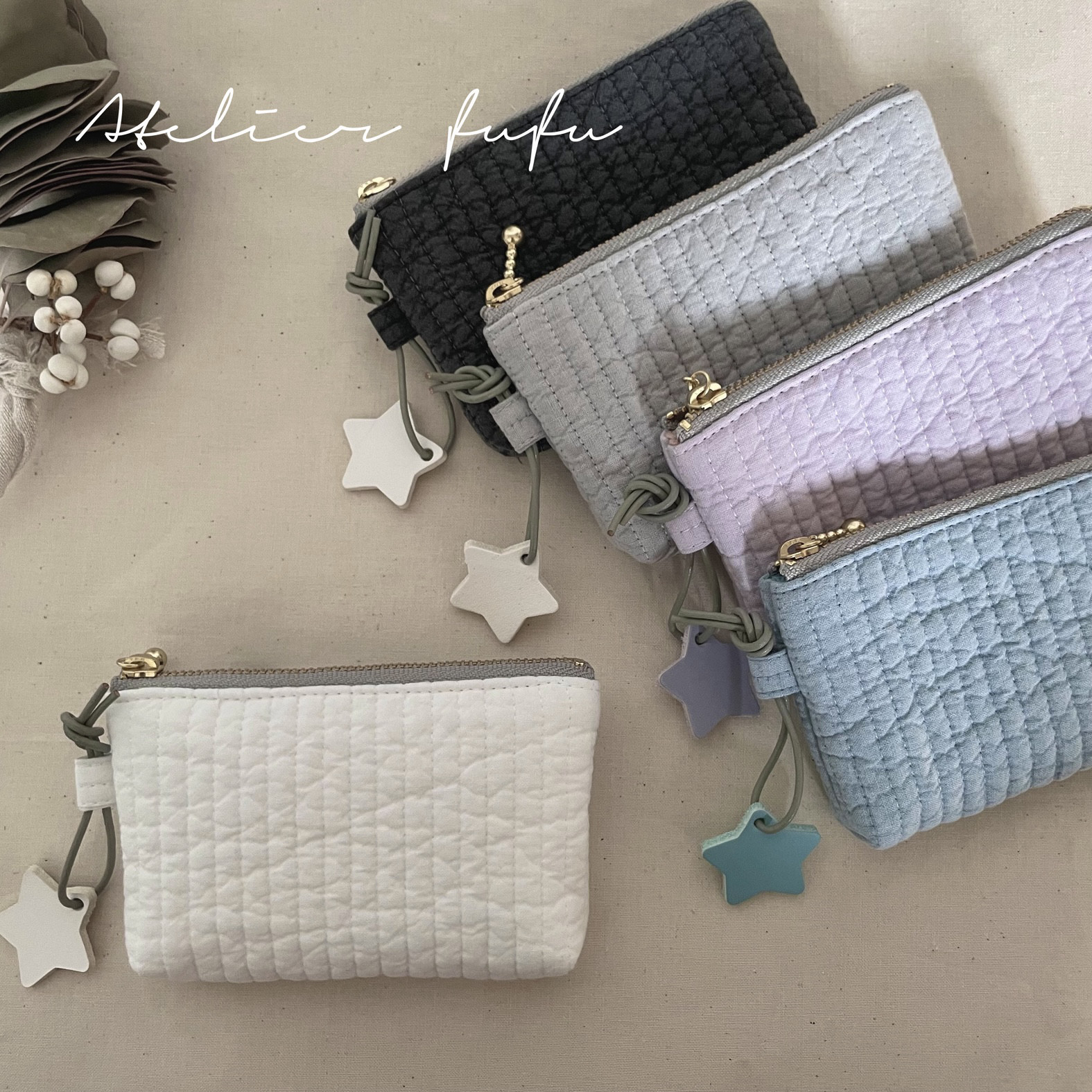 専用ページ　刺繍ヌビの双子ポーチ　キーケース 専用ページ 刺繍ヌビの双子ポーチ キーケース 雑貨店Wonder Trip