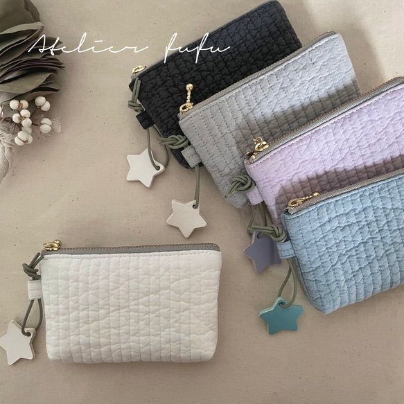 イニシャル入れOK! ヌビポーチ お子様のファーストお財布や、プチ  