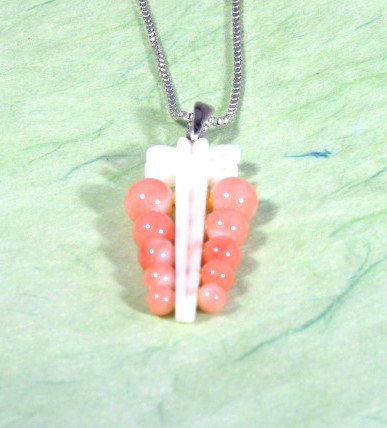 宝石珊瑚　さんご　ネックレス・ペンダント  アクセサリー・ジュエリ　cw－0466