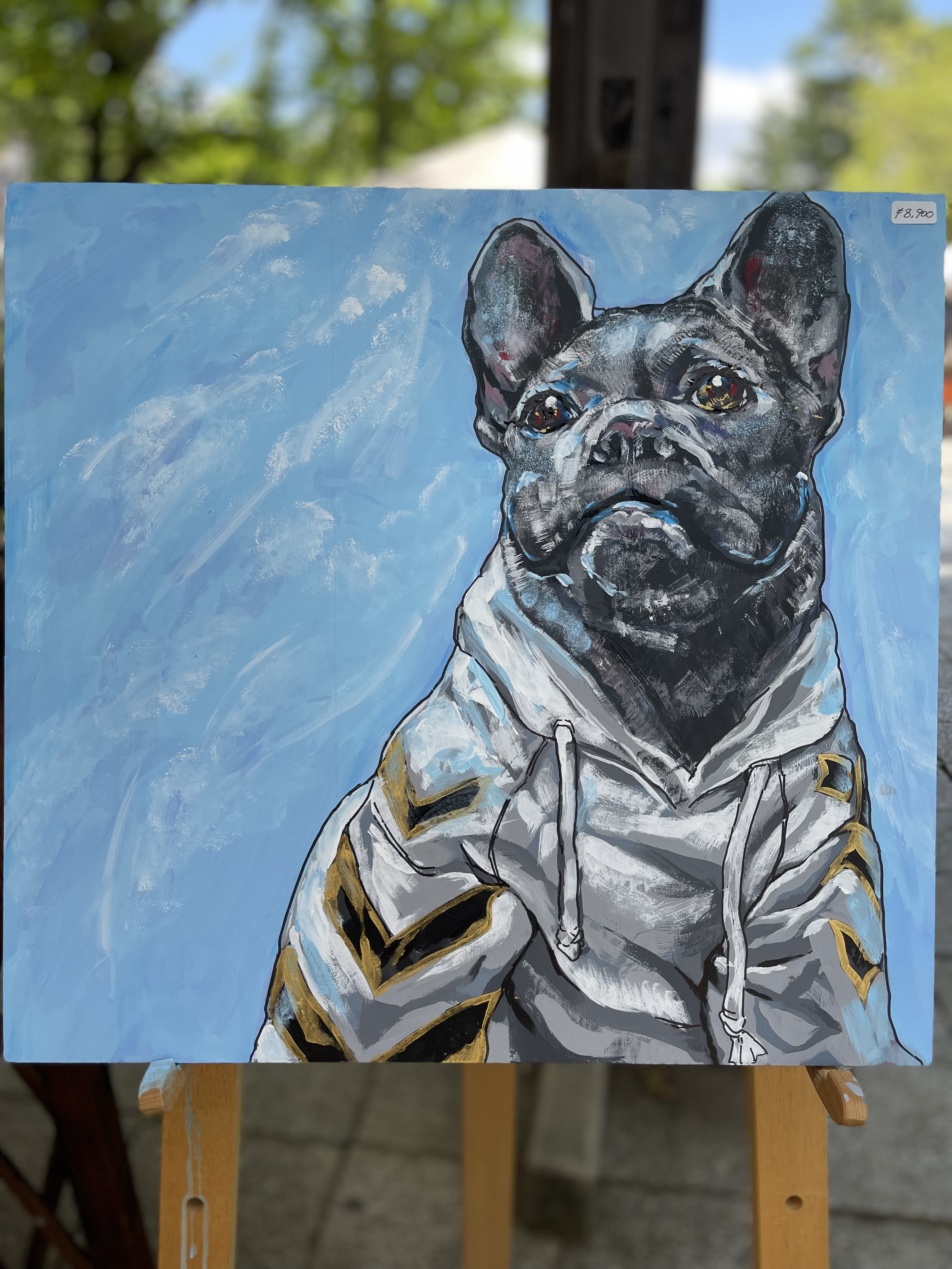 フレンチブルの絵 Amazon | フレンチブルドッグ 犬柄 絵画 ダイヤモンドアート 5D