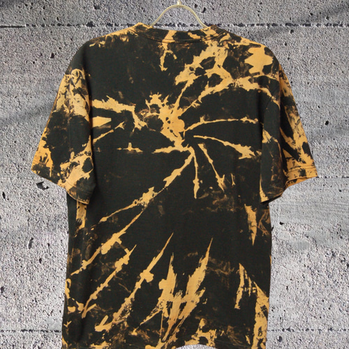 SSD checker warp タイダイブリーチ染めTshirt:L Tシャツ Hand Made ...