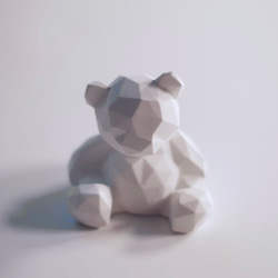 mortar bear ornament // white 4枚目の画像