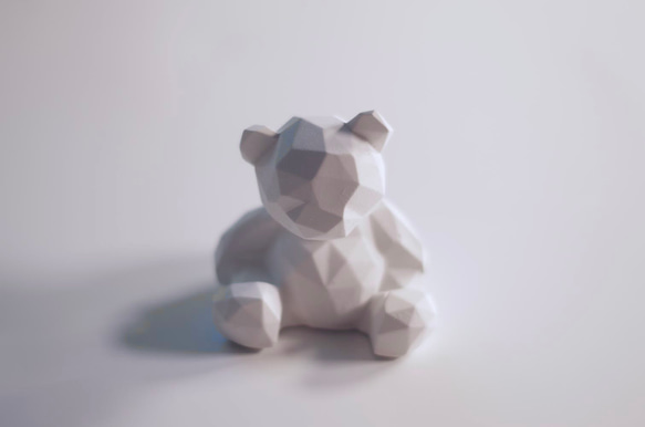 mortar bear ornament // white 4枚目の画像