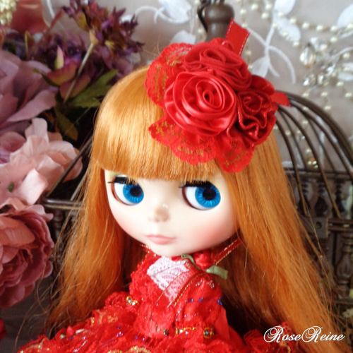 ロリータロマンス イチゴの妖精 クラシカルネックのボリュームフリル