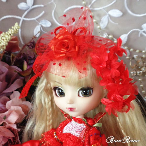 ロリータロマンス イチゴの妖精 クラシカルネックのボリュームフリル