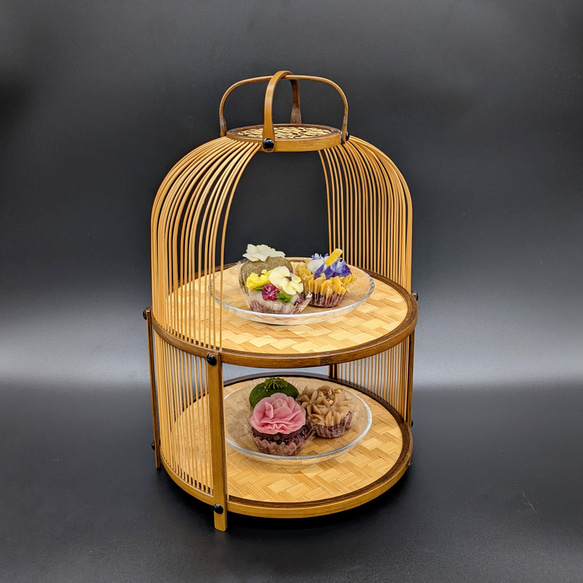 駿河竹細工 アフタヌーンティースタンド アフタヌーンティー おしゃれインテリア 飾り棚 デザートスタンド テーブルコーデ 駿河竹細工 デザートスタンド テーブルコーデ アフタヌーンティースタンド 飾り棚 アフタヌーンティー おしゃれインテリア PE2221183820(17050円)