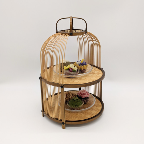 駿河竹細工 アフタヌーンティースタンド アフタヌーンティー おしゃれインテリア 飾り棚 デザートスタンド テーブルコーデ 駿河竹細工 デザートスタンド テーブルコーデ アフタヌーンティースタンド 飾り棚 アフタヌーンティー おしゃれインテリア PE2221183820(17050円)