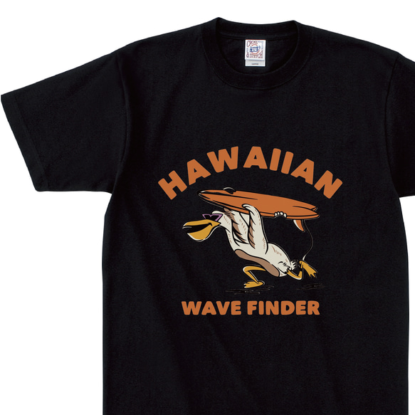 ファンキーペリカン　ハワイ　半袖Tシャツ　6.2オンス　ユニセックス 1枚目の画像