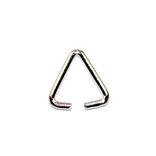 アクセサリーパーツ 金具 三角カン 小 0.6×5×5.5mm 銀色