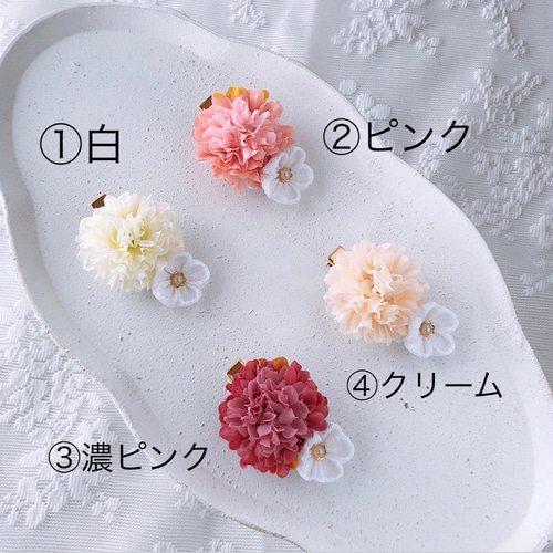 和風リボンの髪飾りセット【#赤1】』3歳 7歳 七五三 ひな祭り 誕生日