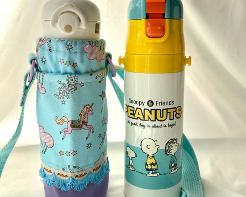 ハンドメイド　オーダー　ユニコーン　水筒　カバー　入園　入学 e8ac8240670e626a39016754a63e9a