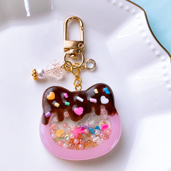 ゆめふわ三段マカロン♡キーホルダー フェイクスイーツ
