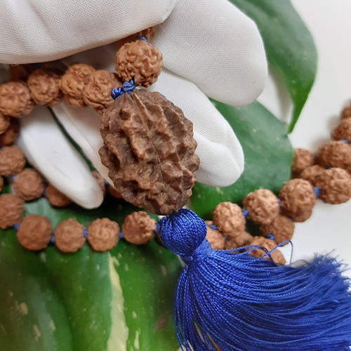 ルドラクシャ ノンムキ 108ジャパマーラー グルビーズ2ムキ 0面 0ムキ  