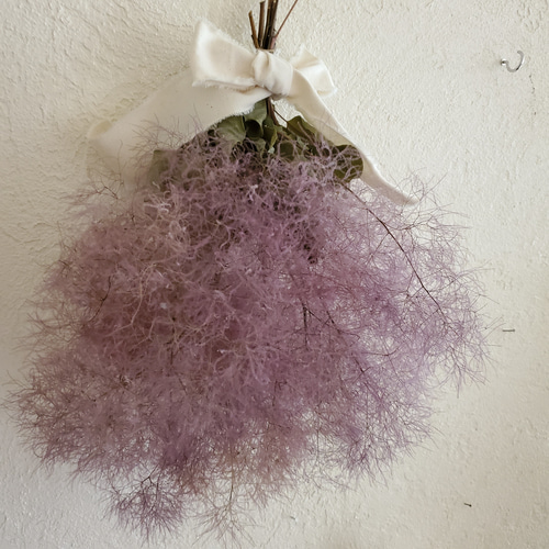 スモークツリーのスワッグ♡くすみパープル スワッグ GREEN ROSE 通販