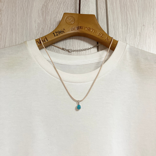 スリーピングビューティー ターコイズ トルコ石 シルバー ネックレス