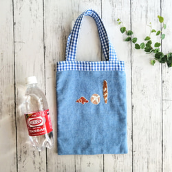 【受注制作】両面ミニトートバッグ５点 パネル生地 刺繍リボン ミニトート1325 1f98c166964fc1b4b72518df448c1c