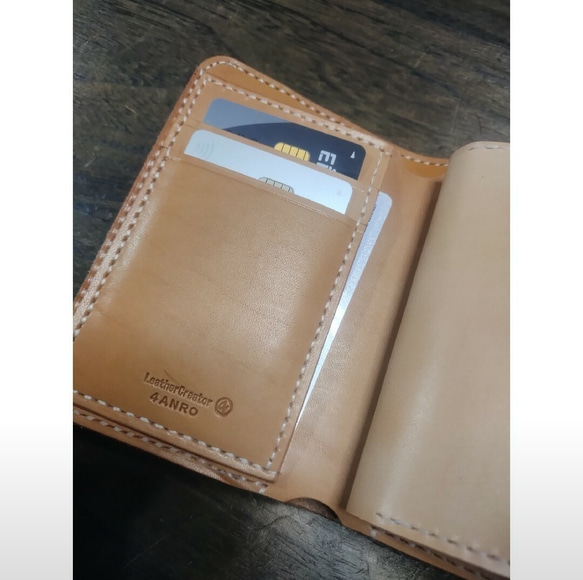 Middle Leather Wallet FORANRO 3枚目の画像